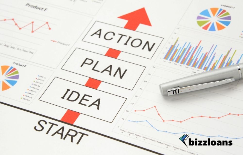 business idea and plan concept to improve financial position