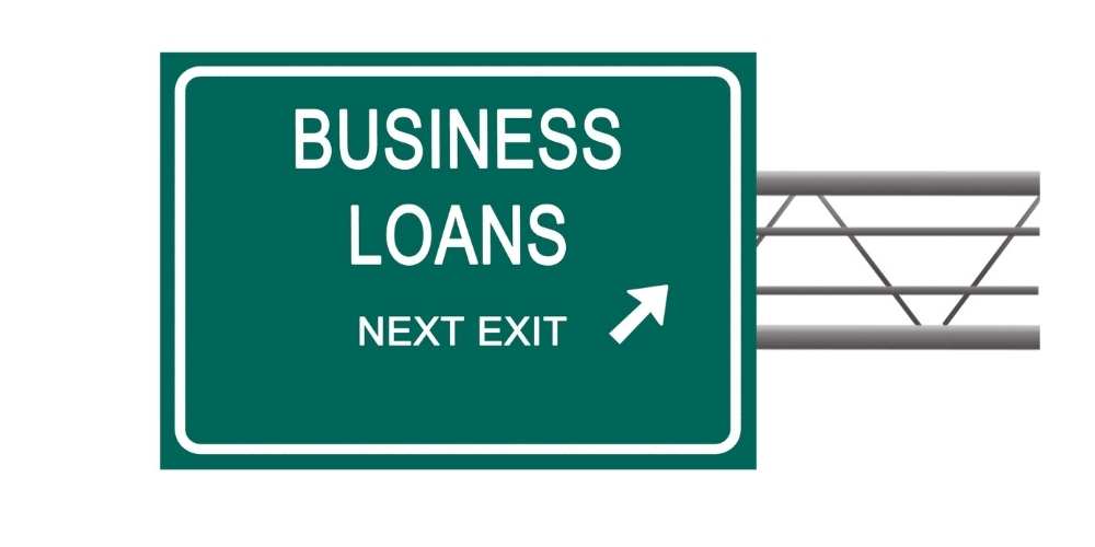 road sign to business loan