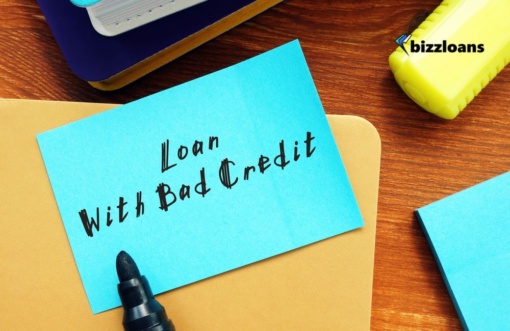 Business concept about Loan With Bad Credit with phrase on the page