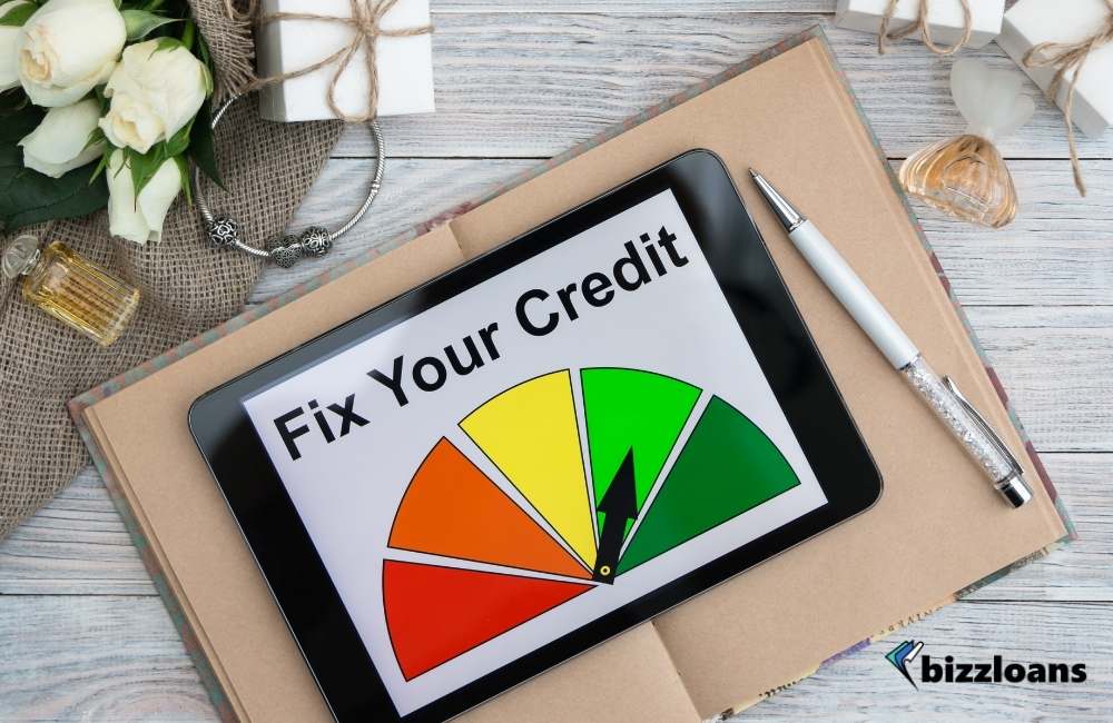 fix your credit score concept