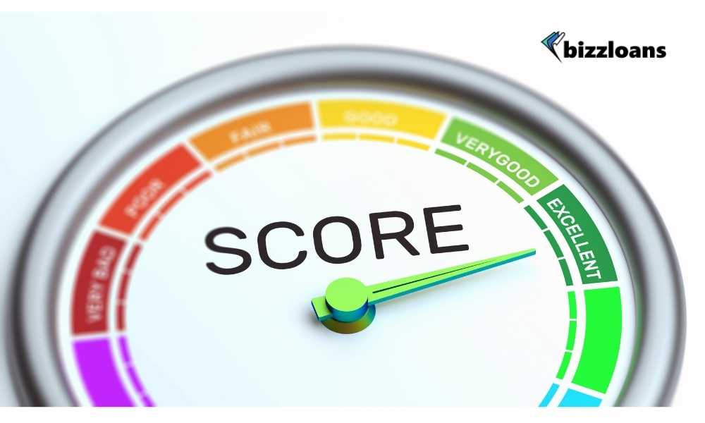 business credit score gauge concept; excellent score
