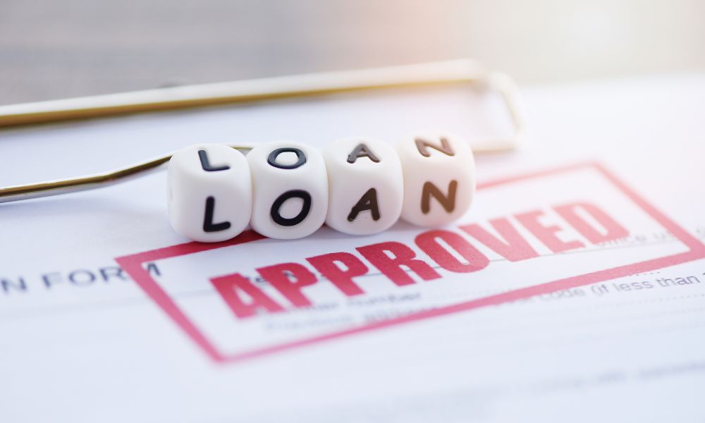 Loan approval / financial loan application form 